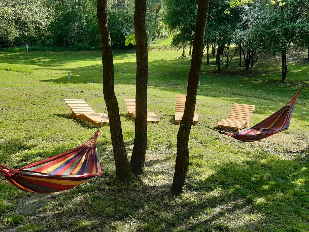 Caloroczny Domek W Lesie Puszcza Zielonka Villa Kiszkowo Exterior foto
