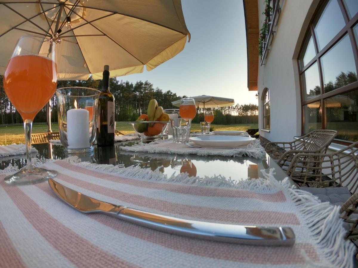 Caloroczny Domek W Lesie Puszcza Zielonka Villa Kiszkowo Exterior foto
