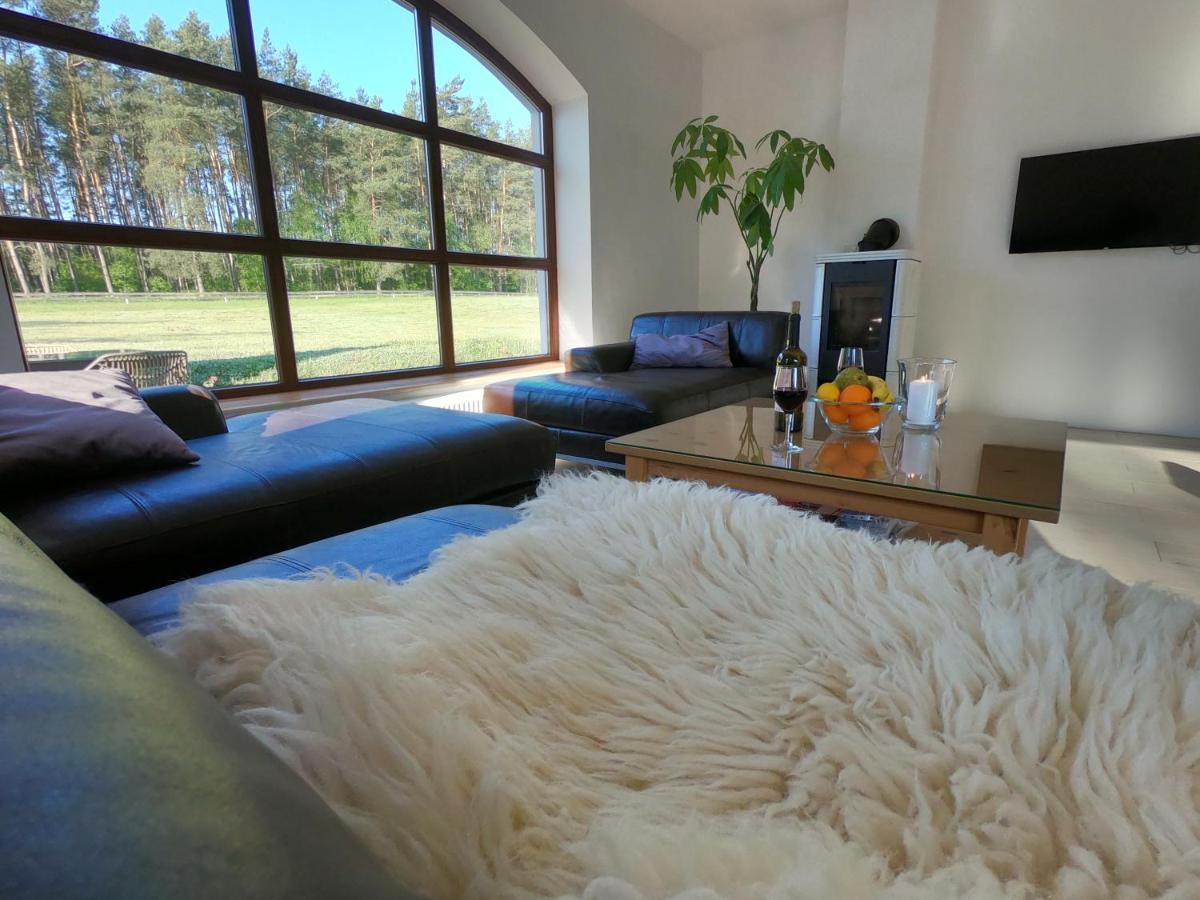 Caloroczny Domek W Lesie Puszcza Zielonka Villa Kiszkowo Exterior foto